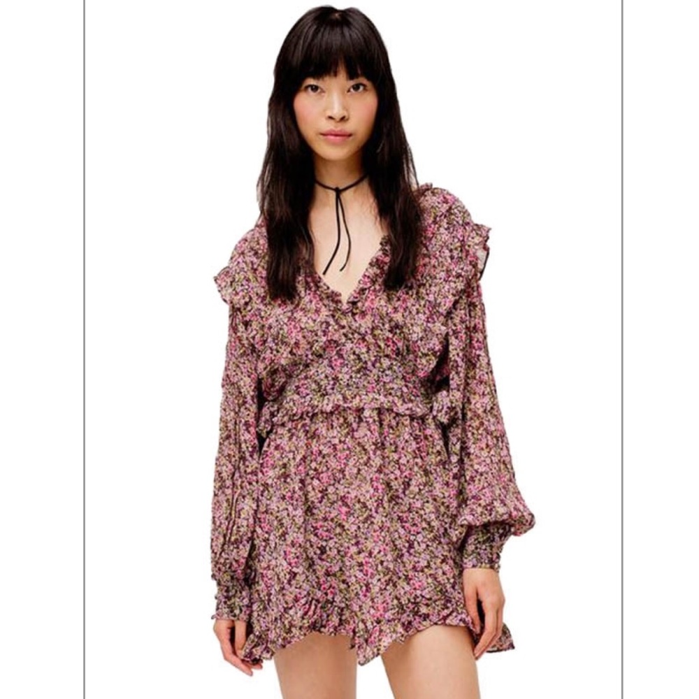 For Love & Lemons Sadie Mini Dress in Ditsy